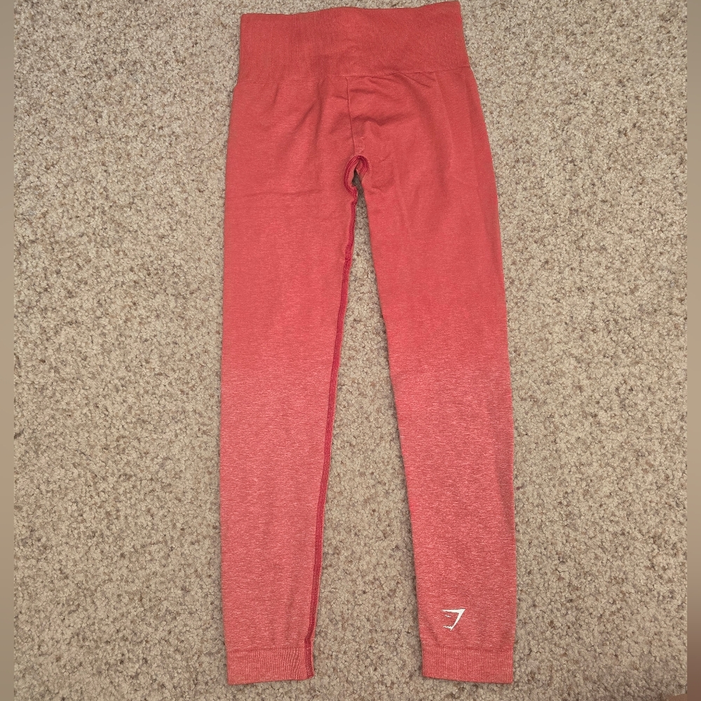 Gymshark Adapt Ombre Seamless - Red Marl, size XS - Picture 4 of 5